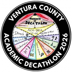 Layla Bloom, 11th grade, FHS, designed the winning logo for this year’s VC Academic Decathlon.