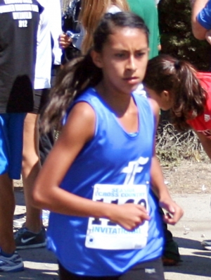 Irma Torres placed 7th in her race with a time of 18:57 becoming Fillmore High School's fastest freshman on the Seaside Invitational course.
