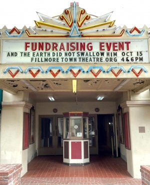 On Saturday, October 15th the Historic Fillmore Towne Theatre opened for a free screening of the award-winning film “. . . and the earth did not swallow him” for residents to enjoy as the opening of the new theatre. Photo credit Carina Monica Montoya.
