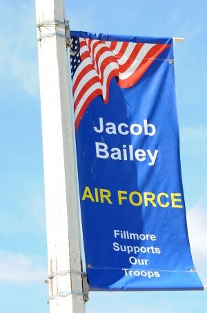 Responsibility for Military Banners will be shared by the City and School Board.