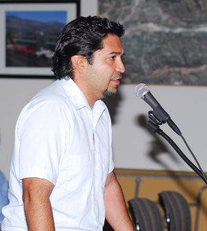 City Council candidate Adrian Grimaldo addresses the city's high water and sewer rates.