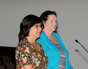 Pictured Diana Impeartrice (right) of the City of Fillmore Human Resource’s Department announced that Lani Farr has been appointed to the Fillmore Parks and Recreation Department.