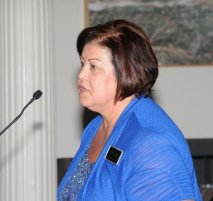 The proposed establishment of a Residential Property Presale Inspection Program brought a number of real estate agents including, Cindy Diaz-Telly with Troop Realty, to the Fillmore Council Chamber. The general concern expressed by several in attendance was that point-of-sale regulations would adversely affect the real estate market.