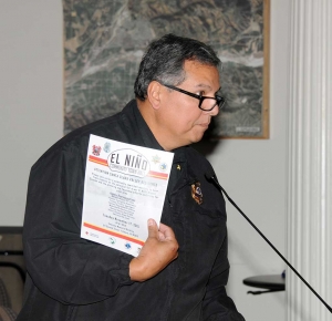 Fire Chief Rigo Landeros reminded the Council of the El Nino Community Town Hall Meeting. It will be held on Tuesday, November 17, 6 p.m.-8 p.m. at the Veterans Memorial Building, 511 Second St., Fillmore.