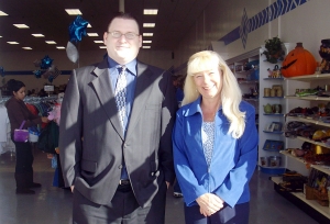 Brian Hanewich Director of Operations and Retail Services, and Katherine Lehay President/CEO.