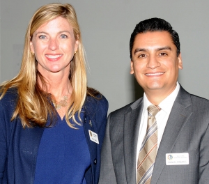 (left) Supervisor Kelly Long with her District Representative and Fillmore City Council Member Manuel Minjares. 