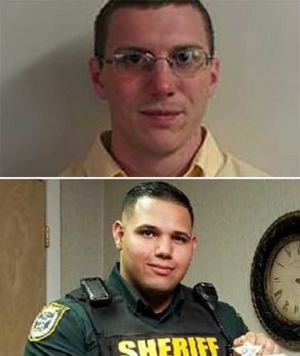 (above) Deputy Taylor Lindsey and Sgt. Noel Ramirez.