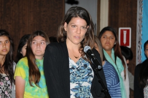 The River Restoration Project was headed by Cynthia Frutos and pictured above Laura Todes.