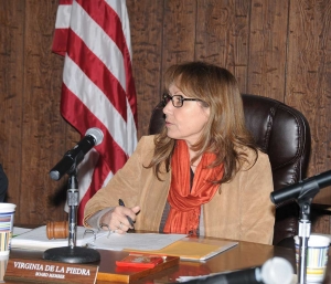 Virginia de la Piedra was named the new Fillmore Unified School Board President at Tuesday’s meeting.