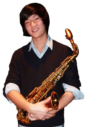 Christian Choh, winner of the 2010 VMF student Jazz competition. Photo by James Lee Needham.