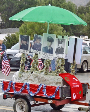 Not ever rain could stop the town of Piru from having their annual Christmas Parade. They honored the veterans of Piru as well as this year’s Grand Marshal Mrs. Chessanie, or as some know her, Mrs. Cheese.