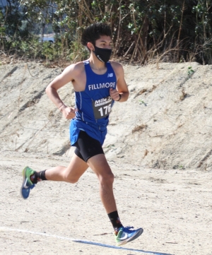 Eric Gutierrez finished with a time of 1829.55 following fellow teammate Camilo Torres in the first team race against Nordhoff, Hueneme, Santa Paula, and Carpinteria. 