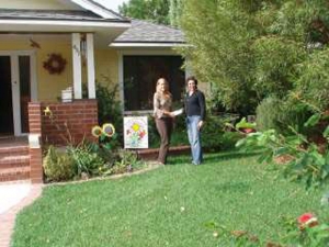 Janet and John Foy's Yard of the Month.