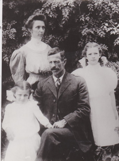 Pictured above is Gussie, Alice, Wade and Edith Moore, c 1910. Photo credit Fillmore Historical Museum. 