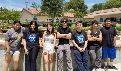 Pictured above are seven student workers who have been assisting the custodial staff at FHS this past summer as part of the Fillmore Unified School District’s Student Worker Program. More than 50 student workers are earning money and gaining work experience. Courtesy https://www.blog.fillmoreusd.org/fillmore-unified-school-district-blog/2023/7/18/fillmore-unified-school-district-summer-student-worker-program.

