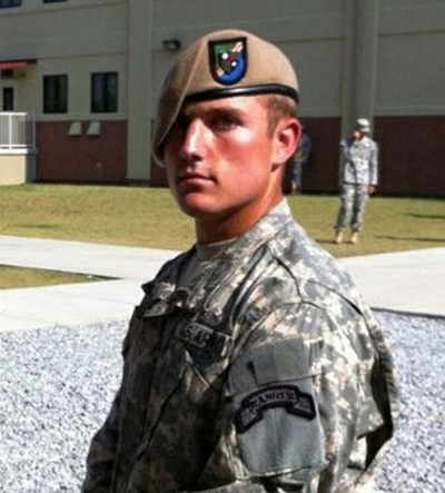 Anthony Edwards at Airborne Graduation May 24, 2012.