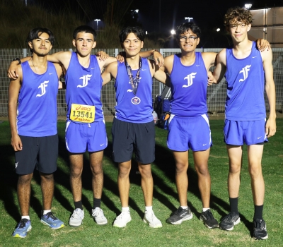 On Friday, September 20, 2024, the Flashes Boys & Girls Cross Country Teams traveled to Irvine to compete at the Woodbridge Invitational. Pictured (l-r) is the girls’ team - Janessa Corona, Michelle Setty, Melanie Flores, Jessica Orozco, Miley Tello, Jacqueline Olivares, and Diana Santa Rosa. Photo credit Assistant Coach Anthony Chavez.