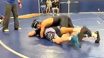 Above is Cayden Balades during his match at the Annual Matt Hickman Memorial Tournament in Camarillo this past Saturday, June 6. Photos by Alicia Flores.