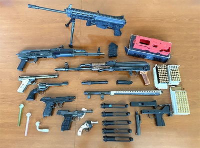 Above is evidence recovered by police during the investigation. Photo credit Ventura County Sheriff’s Office.