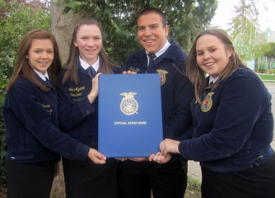 (l-r) Alexus Galassi, Brooke Aguirre, Brandon Pina and Ashley Jackson at the South Coast Regional Spring Meeting.