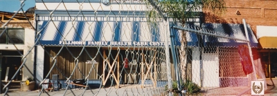 Centro De Salud after the 1994 Earthquake.