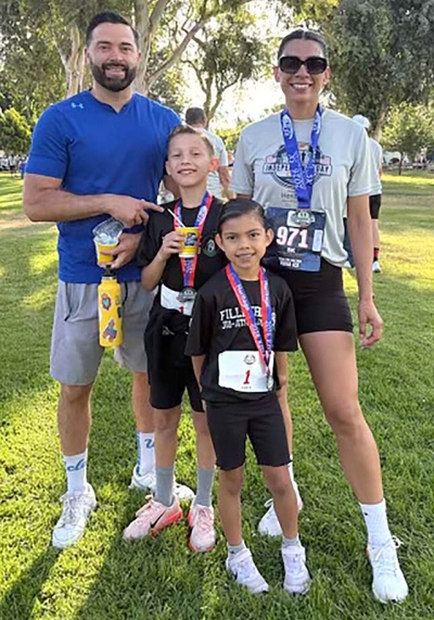 Above is the Herrera family who competed at the Annual 4th of July 5K race in Newhall this past weekend.