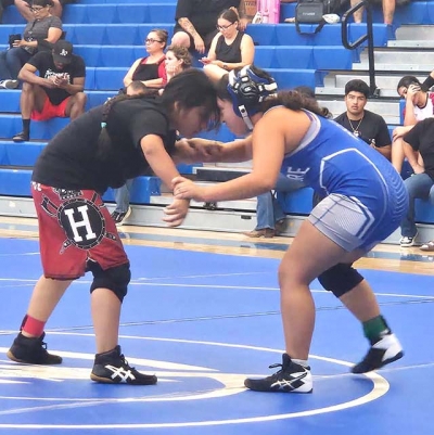 Above is Flashes Sophia Valdovinos vs. Hueneme High. Photo credit Michael Torres.