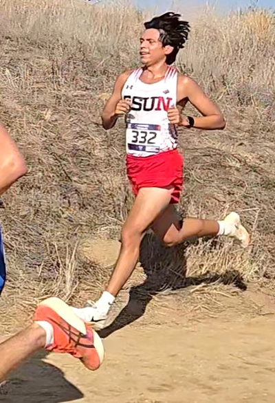 Fillmore High School alumnus Omar Heredia competed in his first collegiate meet for Cal State Northridge. Heredia finished 10th for the Matadors and improved his personal-best time by 23.7 seconds.