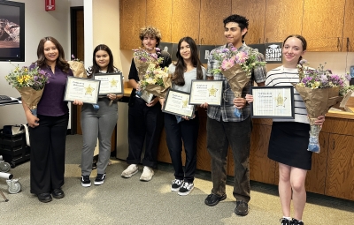 Above are the Santa Clara Valley Wellness Foundation SHIP scholarship recipients, Luz 
Castaneda (Fillmore), Maria Isabel Alba (Santa Paula), Juan Castro (Fillmore), Arely Garza 
(Santa Paula), Marcus Lopez (Fillmore) and AudriRose Riggatire (Santa Paula). Photo credit 
Santa Clara Valley Wellness Foundation.