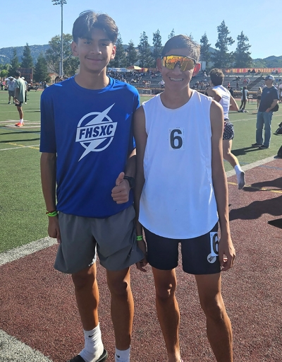 Pictured above is Flashes Damian Santa Rosa and Ethan Leighton who also competed on January 31.
