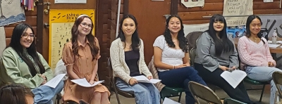On Monday, February 17, the Fillmore Lions Club annual speaker contest took place and contestants waited patiently to give their speeches to the Judges. Above are the contestants as they make their speeches: Diana Martinez, Emma Victor, Christine Nguyen (winner), Diana Santa Rosa, Camila Razo and Karla Hernandez – all students from Fillmore High School. Photo credit Fillmore Lions Club.