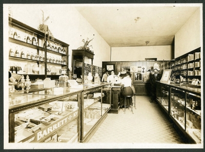 Drug store at the corner of Central Avenue and Ventura street.