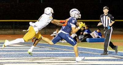 Above is Flashes Varsity scoring a touchdown in their playoff game against Cerritos High School. Photo credit Crystal Gurrola.