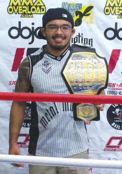 Frank “Turtle” Estrada, Combat Fighting League M.M.A. Champion.