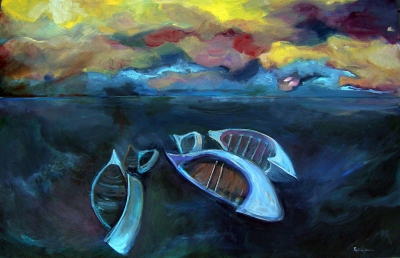 Re-work 2012 – After the Storm (Oil on canvas) by Elise Pogofsky Harris.
		
