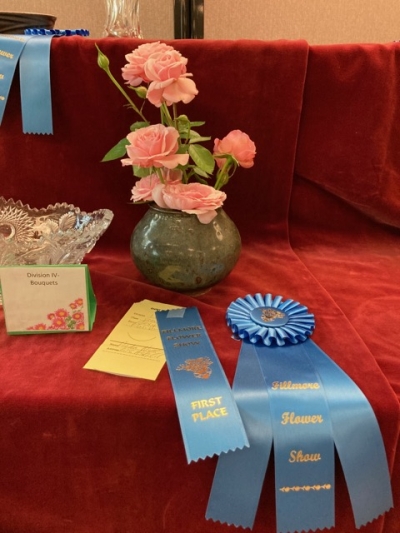 On Saturday and Sunday, April 15 and 16, the 2023 Fillmore Flower Show will take place at the Fillmore active Adult Center, 533 Santa Clara St., Fillmore. Above are winners from a previous flower show. Photo credit Jan Lee.
