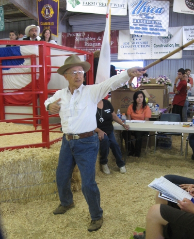 Auction Volunteer Sol Chooljian.