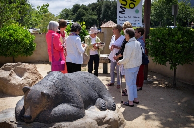 Toledo Art Museum Volunteers Gather for Ojai History Walking Tour. Photo by Les Dublin.