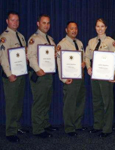 Senior Deputy Michael Marco, Senior Deputy Ehren Nehira, Deputy Shannon McElveen, Deputy Tim Ragan.