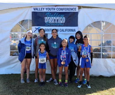 Some of the Fillmore Condors XC Team in Florida. 