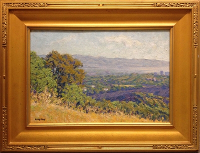 Untitled, oil on board by Gary Ray