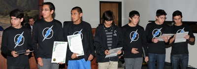 During Tuesday night’s council meeting the Fillmore Flashes Cross Country team each receive a proclamation
for winning the State Division 4 CIF Championship.