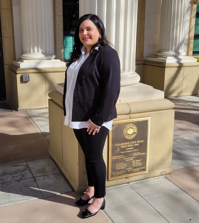 Erika Herrera-Terriquez, new Fillmore City Manager. Photo credit Gazette staff.