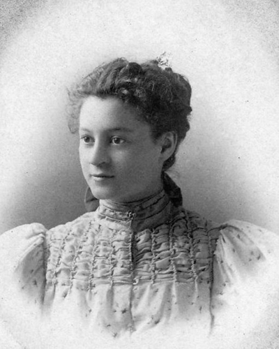 Lucy Jorgensen, Fillmore's first librarian.