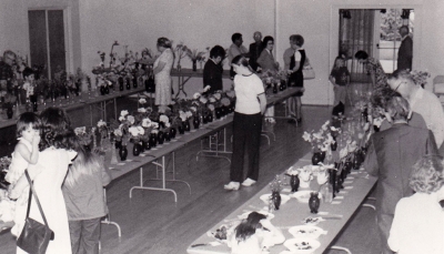 1973 Flower Show in the Memorial Building.