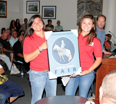 The new Ventura County Fair poster was displayed at City Council this week.