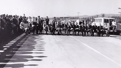 The Grand Opening of the Freeway Portion of Highway 126 in 1965 ending in Santa Paula. By 1971 studies were undertaken to determine the feasibility of completing the highway from Santa Paula to Hwy 5 at Castaic.