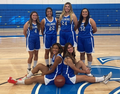 The Lady Flashes Basketball Seniors who will be graduating this year. (l-r) (top) Emma Ocegueda, Ebony Venegas, Zoie Isom, and Jasmine Zavala, (bottom) Amani Hooker and Alyssa Ocegueda.