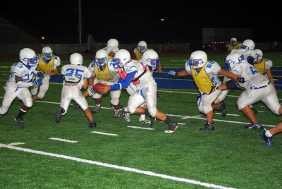 Night Football Practice.