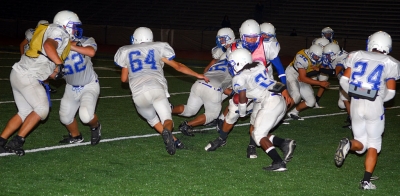 Night Football Practice.